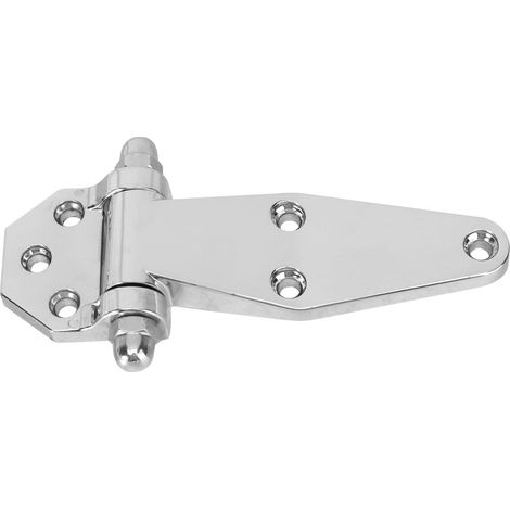 Charnière Robuste en Alliage de Zinc Double pour Meubles, Accessoires Décoratifs et Charnière de Réfrigérateur Argentée, Cuisine et Armoire (1/5)