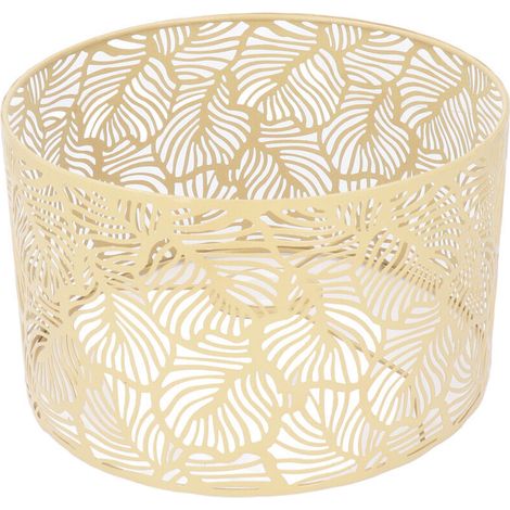 Moderner Lampenschirm, schlichtes Design, Wohnaccessoires, für E14- und E27-Glühbirnen, goldfarben