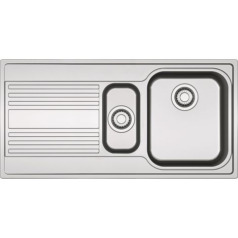 Franke RPX 651. Tipo di lavello: Lavello ad incasso, Forma del lavandino: Rettangolare, Materiale del lavandino: Acciaio inox. Larghezza: 1000 mm, Profondità: 500 mm, Larghezza del c... - 101.0358.072 (1/2)