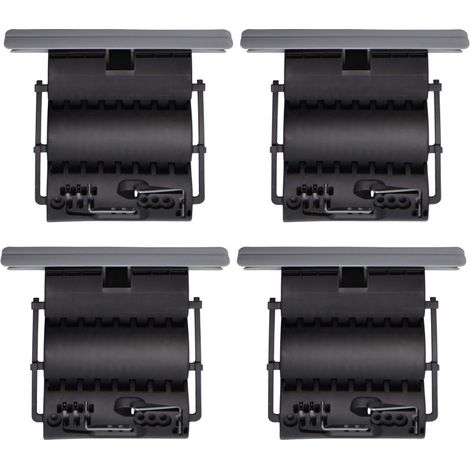 Store Menuiserie – Lot de 4 attaches de tablier Octoclick – Épaisseur 8 à 15 mm – Tube OCTO – Charge max 7 kg – Installation facile pour volets roulants (1/4)