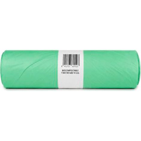 Bolsas de basura biodegradable 150 - 200 l, 118 x 140 cm, 10 uds