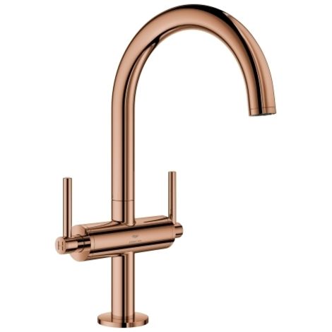 Grohe Atrio Monoblock de lavabo 1/2" Tamaño L Bronze, 21145DA0 (1/2)
