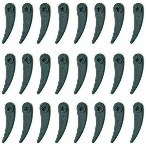 Lot de 24 lames de rechange en plastique pour coupe-bordures Bosch Durablade Art 23-18 LI Art 26-18 LI (1/4)