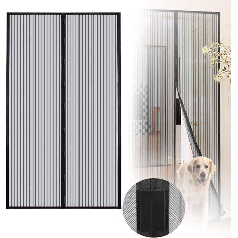 Mosquito Net for Doors Magnetic Mosquito Nets (26pcs) Magnetic Door Meshes for Hallways, Doors, 120X240cm (1/5)