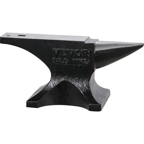 Enclume en acier moulé - Corne simple ronde - 11,5 kg - Surface de travail 312 x 64 mm - Dureté 50 HRC (1/5)