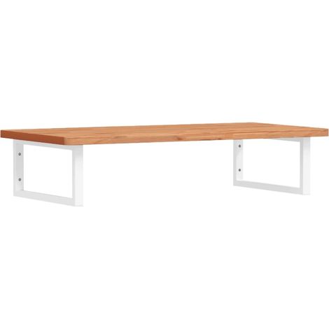 Maison Exclusive - Waschbeckenregal Wandmontage Stahl und Massivh