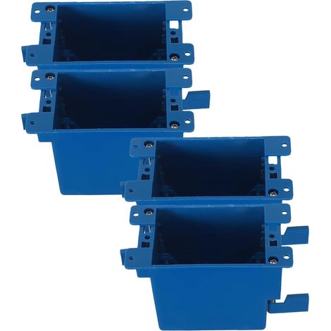 4pièces Boîte de Jonction Pvc Boîte de Prise de Courant pour Luminaire Facile à Installer pour Interrupteurs (1/5)