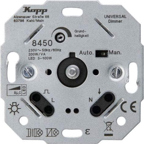 Kopp Universaldimmer LED 3-170 W 845000186 Dimmschalter (1/2)