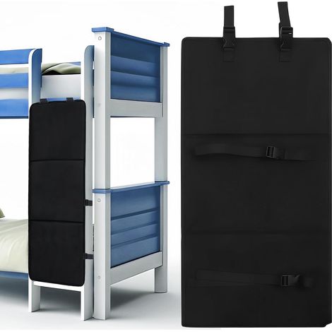 Couverture D'Échelle De Lit Superposé Pour Enfants, Couverture D'escalier Pour Lit Superposé Avec Boucles Réglables, Protection D'Échelle Pour Lit Superposé, Empêche Enfants D'escalader, 78 38cm (1/5)