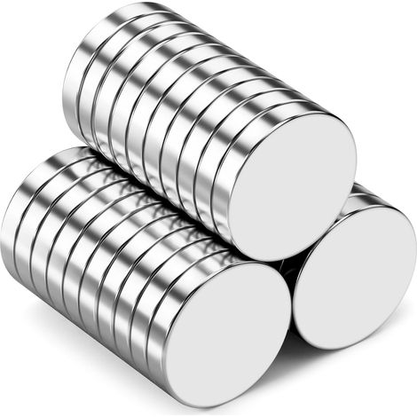 Grtard Paquete de 30 mini imanes – Imanes pequeños para nevera y pizarra blanca, para manualidades y oficina, 0.472 x 0.079 in (1/5)