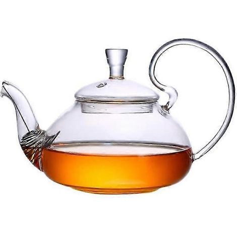 Bouilloire en verre borosilicate avec couvercle en verre, 600 ml (1/5)