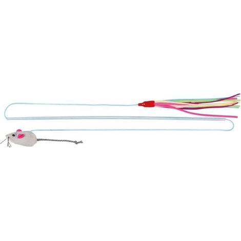 TRIXIE CANNE A PECHE AVEC 2 JOUETS POUR CHAT 40CM 45746