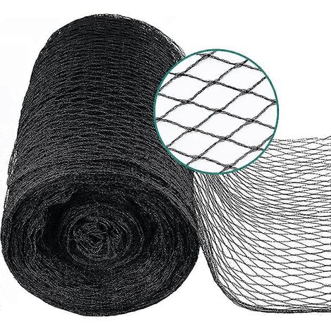 Filet fin pour bassin (10x10 mm, 2x10 m) - Filet anti-oiseaux robuste et durable, adapté à la protection des oiseaux, des jardins et des arbres fruitiers. (1/5)
