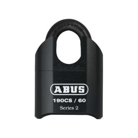 Abus 190CS-60 Zahlenvorhängeschloss schwarz gepanzerter Bügel 60mm