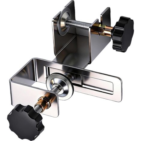 Pinces D'Installation De Façades De Tiroir Outil Réglable En Acier Allié À Clip de fixation pour tiroir Meubles, Menuiserie, Mobilier, Bureau, Table, Maison, Intérieur, Étagère (1/5)