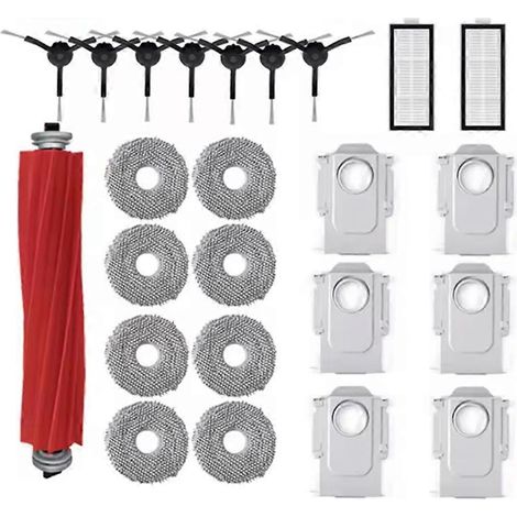Ersatzteilset für Roborock Q Revo MaxV/Q Revo S/Q Revo Pro: Hauptbürste, Staubbeutel, HEPA-Filter und Reinigungstücher (1/5)