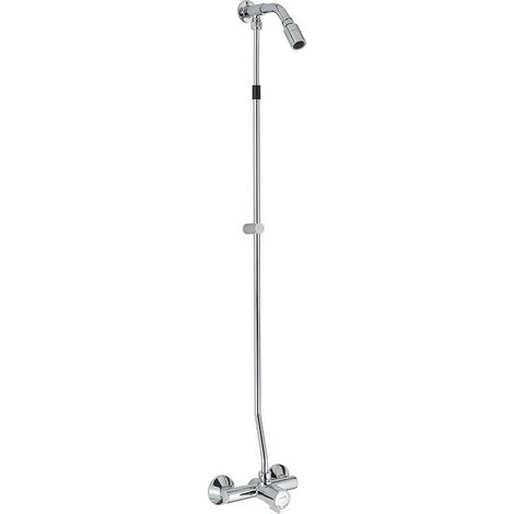 Wandmontierte Duscharmatur mit Zeitschaltuhr und Duschkopf – Idral Modern KSA32/31-30 (1/4)