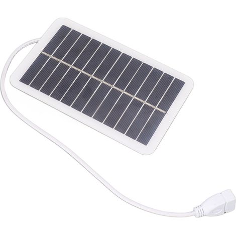 Petit Panneau Solaire Photovoltaïque Silicium Polycristallin 2W 5V Chargeur Solaire USB Portable pour Urgence (1/5)