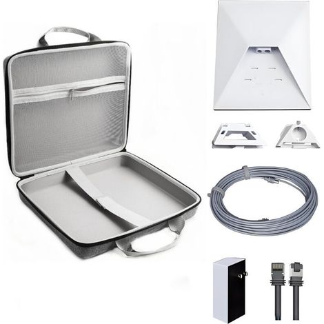 Boîte de protection et sac portable extérieur pour récepteur satellite - Boîte de rangement pour routeur Starlink Mini (1/5)