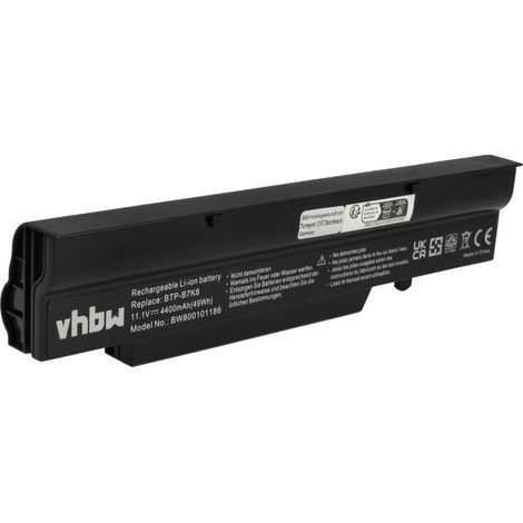 vhbw Akku kompatibel mit Fujitsu Amilo V3405, V3525, V3505, Li2727, Li1720, Li1718, A1655, V3545, Li2735, Li2732 Notebook (4400 mAh, 11,1 V, Li-Ion) (1/5)