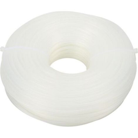 Corde de Tonte Ronde Blanche 2,65mm x 70m pour Tondeuse à Gazon - Compatible avec Tondeuses à Essence - Haute Qualité et Durabilité- (1/5)