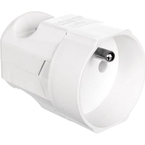 Tragbare Steckdose 10A 2P+Z 250V weiß GN-170