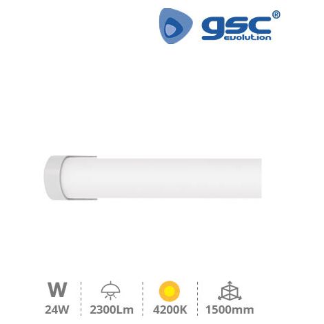 GSC 203800031 Regleta LED electrónica T8 Kolari 24W 4200K (1/4)