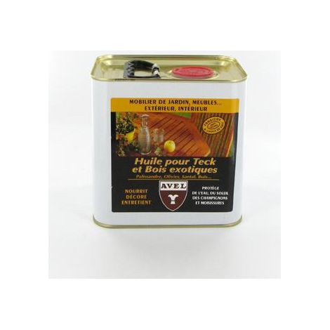 Huile Pour Teck AVEL, 2.5 litres INCOLORE