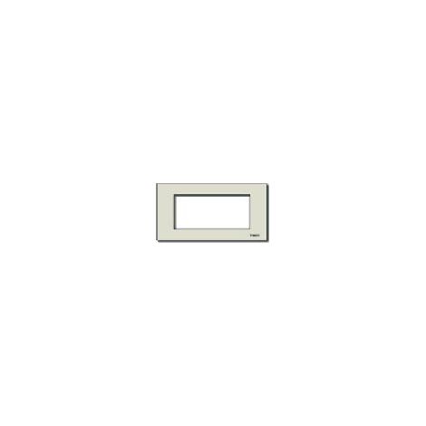 VIMAR - 08658 Placca 4Msp allum. scatto oro