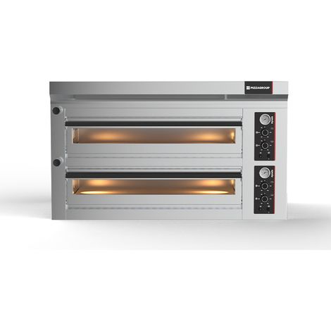 Four à Pizza Professionnel PYRALIS Commandes Mécaniques - 18 Pizzas 26.64 Kw - PizzaGroup