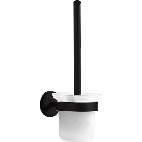 Ensemble de brosses de toilette sans brosse de nettoyage d'espace mort, brosse de toilette en verre (1/5)