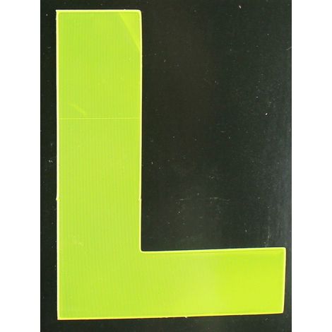 Conacord Reflektierender Klebebuchstabe L gelb L Klebebuchstaben & Zahlen (1/2)