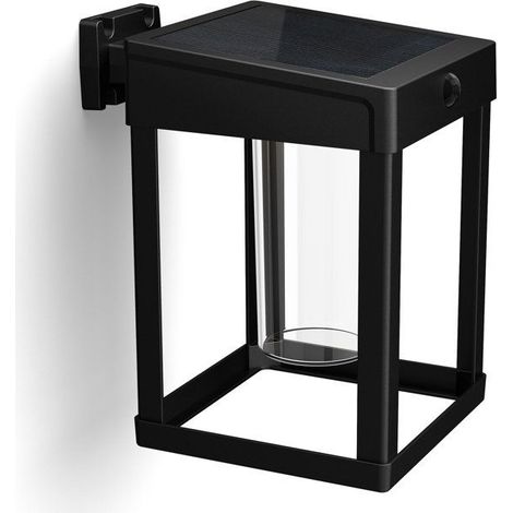 Aplique de pared exterior - PHILIPS - Buzzard - Negro - IP44 (1/5)
