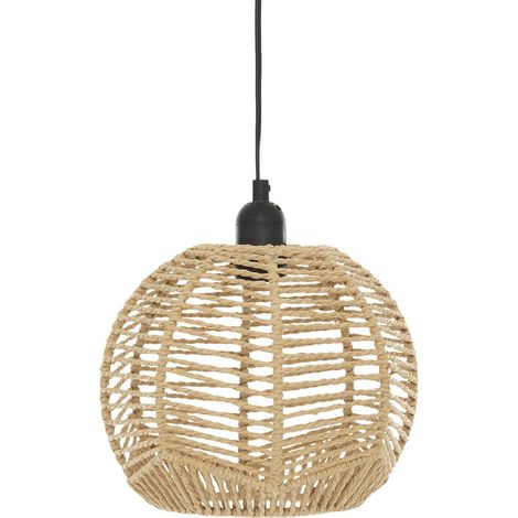Lampada a sospensione caren d24cm beige - Atmosphera créateur d'intérieur (1/4)