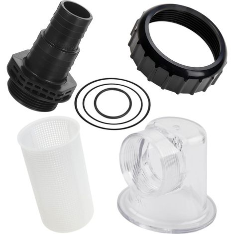Pièces de rechange pour pompe de piscine SPS25 SPS50 SPS75 SPS100, insert transparent, couvercle de pré-filtre, panier de pré-filtre, joints toriques, vissage, buse, convient pour pompe de piscine (1/5)