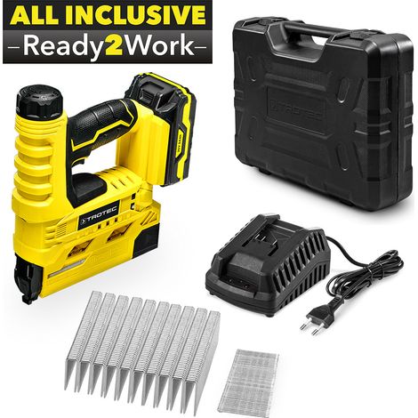 TROTEC Graffatrice elettrica a batteria PTNS 10-20 V
