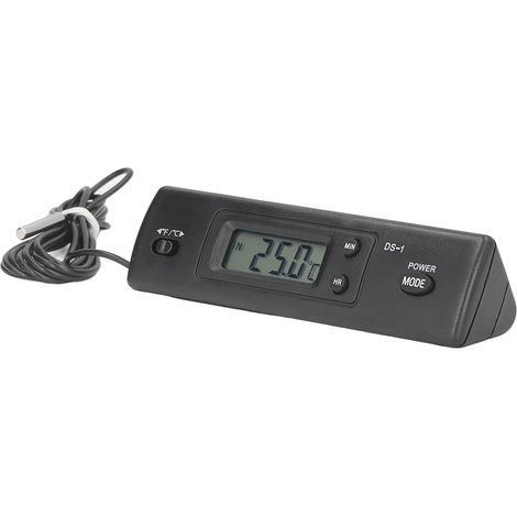 Thermomètre Numérique avec Sonde Étanche pour Voiture, Aquarium et Réfrigérateur (1/4)
