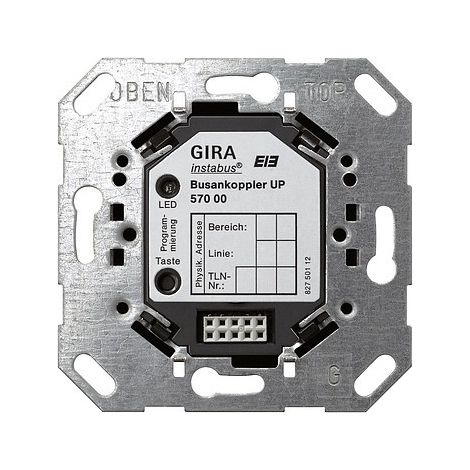 Module de connexion Gira 057000 dimensions compactes 9x9x6 cm