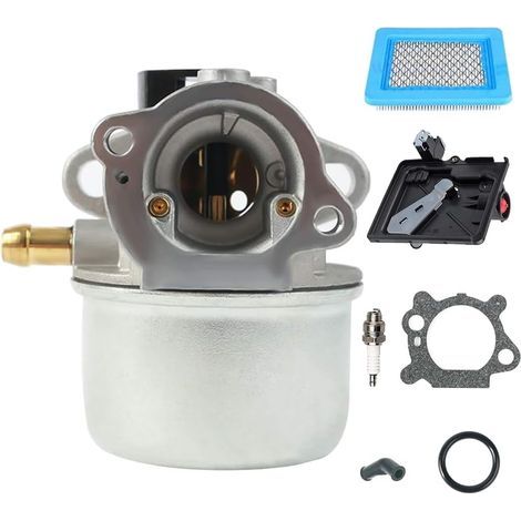 Kit De Remplacement De Carburateur De Moteur Compatible avec Brigg et Stratton 497586 498170 799868 498254 497314 497347 698444 avec Filtre à Air (1/5)