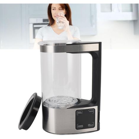 Dispensador portátil de hidrógeno – Hydromax – electrólisis SPE-PEM – producción de hasta 2000 ppb – capacidad de 1,8 l – vidrio de borosilicato (1/5)