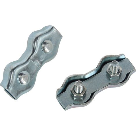 Seilverbinder Duplexklemme für Ø 3 - 6 mm, verzinkt, Stück (1/4)
