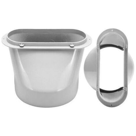 Connecteur d'évacuation d'eau de 15 cm spécialement conçu pour l'écoulement des eaux condensées, accessoire de rechange pour climatiseurs portables et climatiseurs à fenêtre (1/5)
