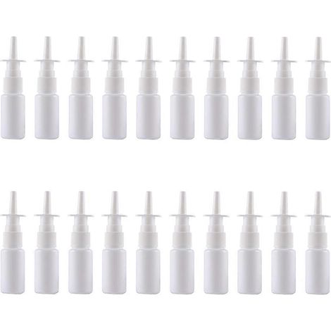 Lot de 20 flacons pulvérisateurs nasaux pour liquides, format voyage. (1/5)