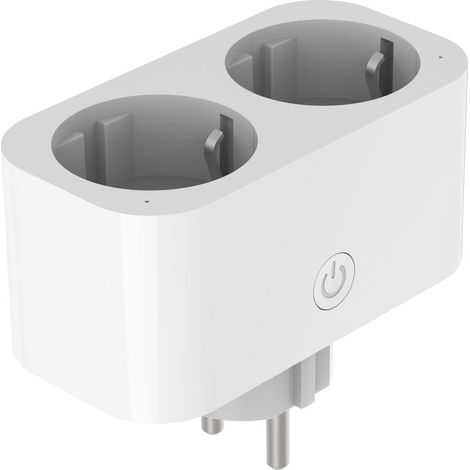 Prise Intelligente - 16 A - 3680 W - Contrôle Vocal - Suivi Énergétique - Pour Maison Et Bureau - 1 Pièce (1/5)