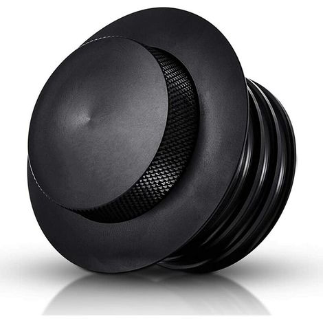 Motorrad Schwarz Pop-up Kraftstoff Gas Tank Cap Entlüftet Versenkte Tank Gas Cap Entlüftet Kraftstoff Tank Schraube für 1982-2018 (1/5)