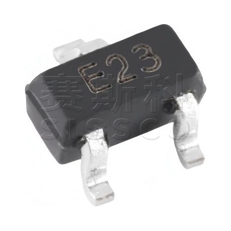 DTC143ZE from Changdian/Changjing, screen-printed E23, SOT-523, surface mount transistor, digital transistor, electronic component chip, electronic component, 5 pieces per pack.