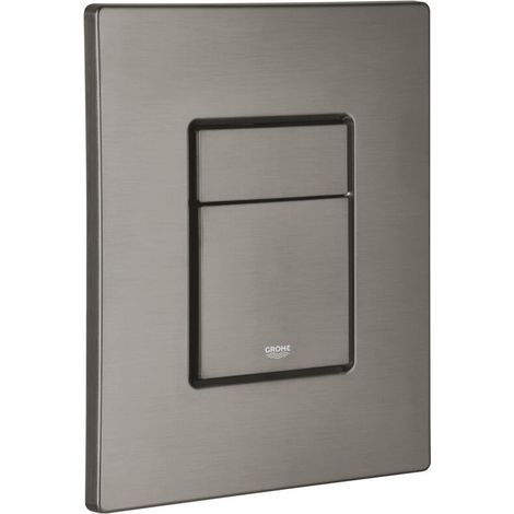 Plaque de Commande Wc, Compatible avec Grohe Skate Cosmopolitan – Bouton de commande, Hard Graphite 38732A00