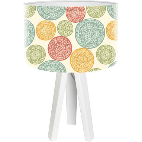 Lampe de chevet stamps foto-124 - Blanc (1/3)