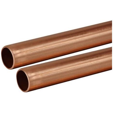 Copper Tube 15mm 2 x 1m Lengths BS EN1057 R250 British Copper Pipe 2000mm 200cm (1/4)