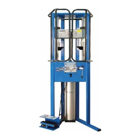 Compresseur de ressorts pneumatique 2,5T 40-60mm (1/3)